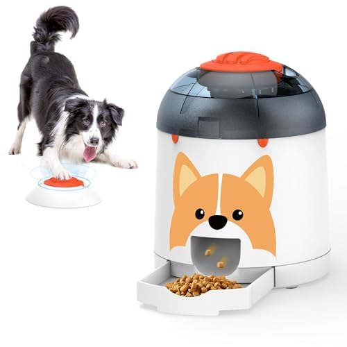 Potaroma Dog Puzzle Toy, Interactive IQ Training, Electronic Dog Toys, Automatic Treat Dispenser Feeder