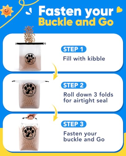 Leak-Proof Dog Food Travel Container for Camping