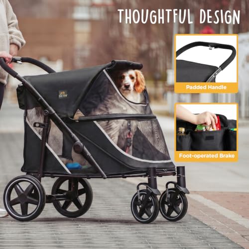 All-Terrain Dog Stroller for Large & Medium Dogs