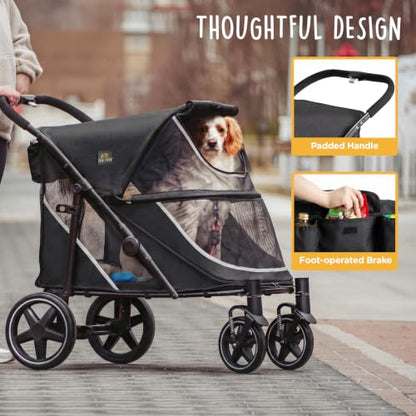 All-Terrain Dog Stroller for Large & Medium Dogs