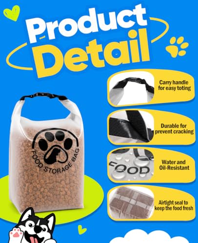 Leak-Proof Dog Food Travel Container for Camping