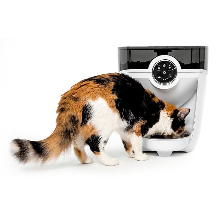 Feeder-Robot by Whisker, Smart, Automatic Pet Feeder, Feed Your Cat or Dog from Anywhere, Designed and Assembled in USA