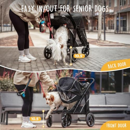 All-Terrain Dog Stroller for Large & Medium Dogs
