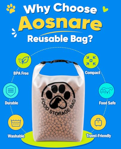 Leak-Proof Dog Food Travel Container for Camping