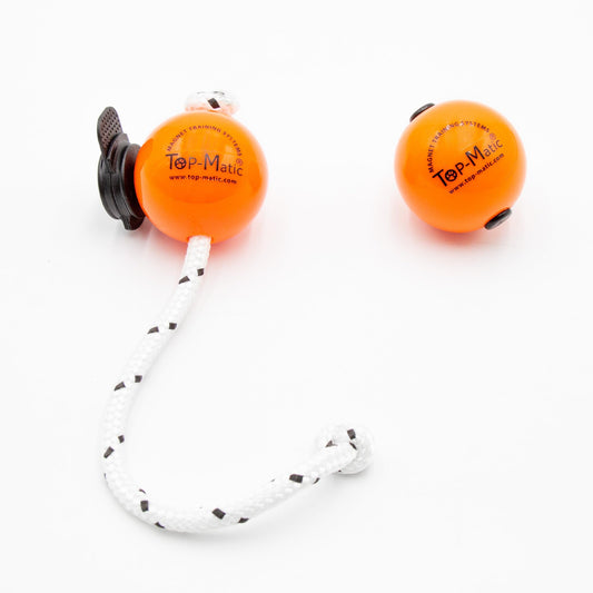 Top-Matic Magnetic Training Ball – 2.5" Diameter, Earth Magnet Reward Tool for Professional Dog Trainers, Works with Magnetic Training Systems