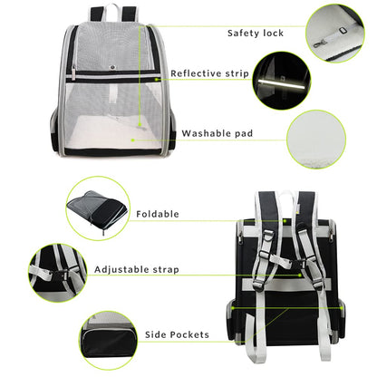Bubble Pet Carrier Backpack for Cats & Dogs