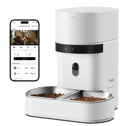 PETLIBRO Automatic Camera Cat Feeder Granary 2 Vision with Desiccant Bag