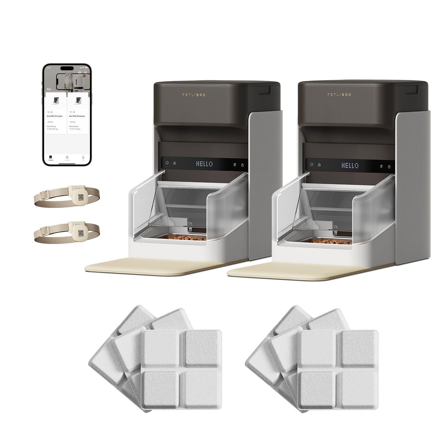PETLIBRO RFID Automatic Cat Feeder, Collar Tag-Activated Personalized Meals