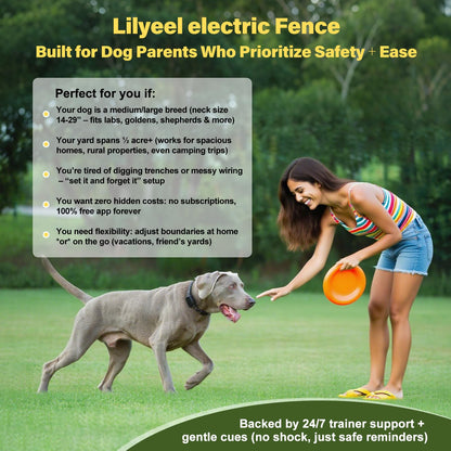 GPS Wireless Dog Collar Fence System