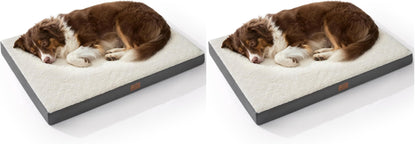 Washable Sherpa Dog Bed for Large Dogs