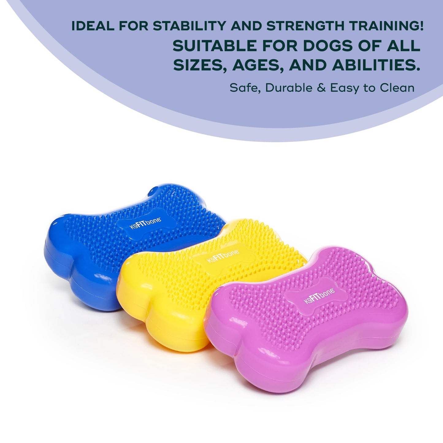 FitPaws® Mini K9FITbone® Dog Balance Platform, Core Stability Tool, 2-Pack