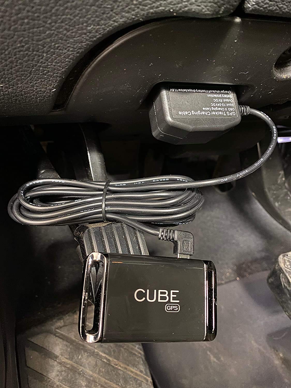 Cube 3-in-1 GPS Tracking Bundle – Mini GPS Tracker + Pet Collar Clips + Hardwire Cable Charger – Real-Time Worldwide Tracking for Pets, Vehicles & Assets – Geo-Fencing, App Alerts & Long Battery Life
