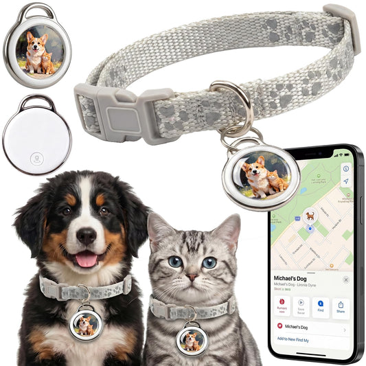 GPS Pet Tracker for Dogs & Cats White