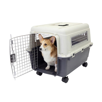 Airline Approved Dog Travel Kennel for Indoor & Outdoor Use