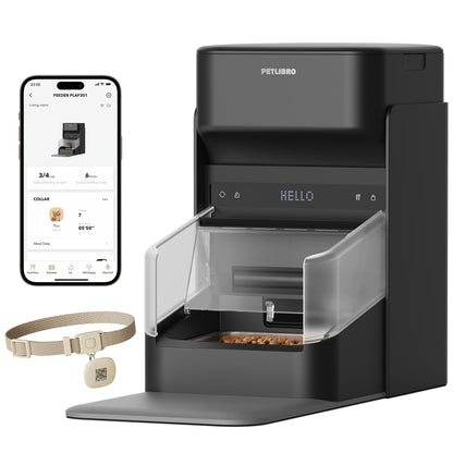 PETLIBRO RFID Automatic Cat Feeder, Collar Tag-Activated Personalized Meals