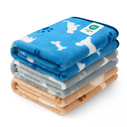 Soft Fleece Pet Blanket for Dogs & Cats