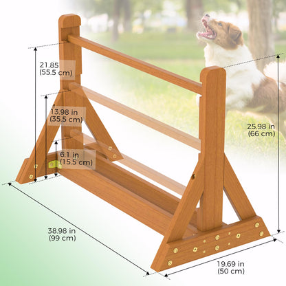 SuniBoxi Wooden Dog Training and Exercise Equipment