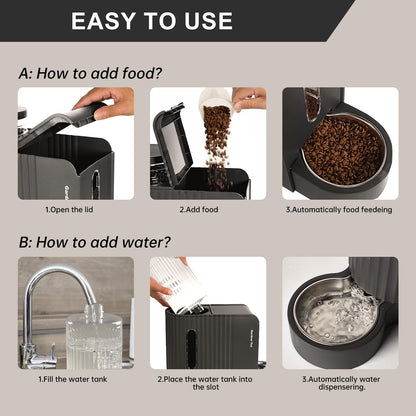 Gardner Pet Gravity Automatic 2-in-1 Pet Feeder