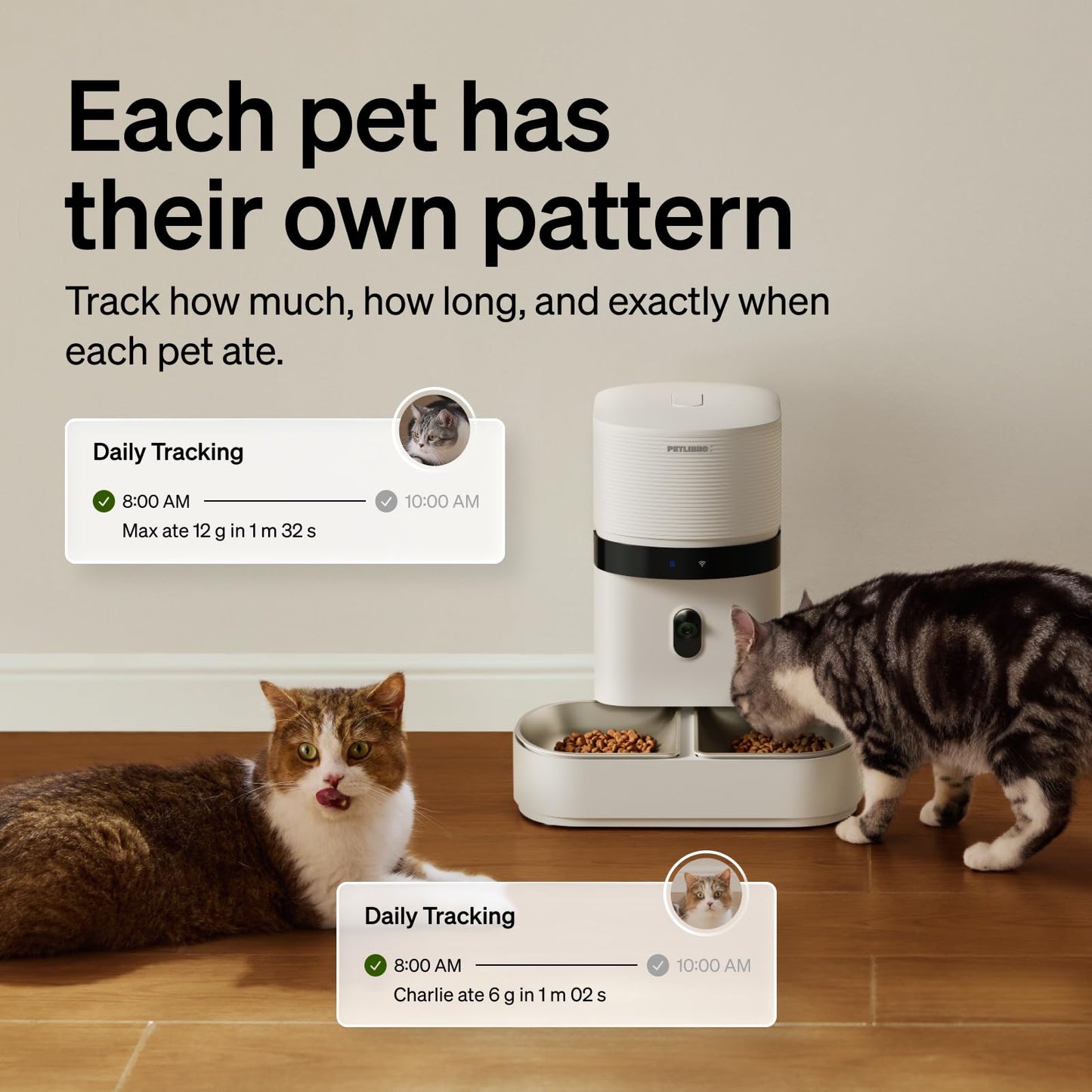 PETLIBRO Automatic Camera Cat Feeder Granary 2 Vision with Desiccant Bag