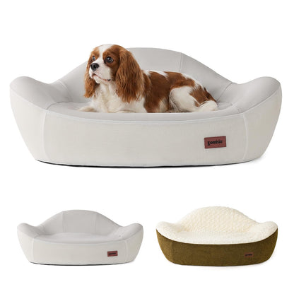 Modern Dog Sofa with Wooden Legs