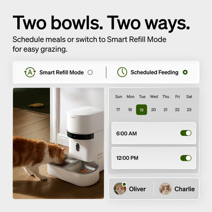 PETLIBRO Automatic Camera Cat Feeder Granary 2 Vision with Desiccant Bag