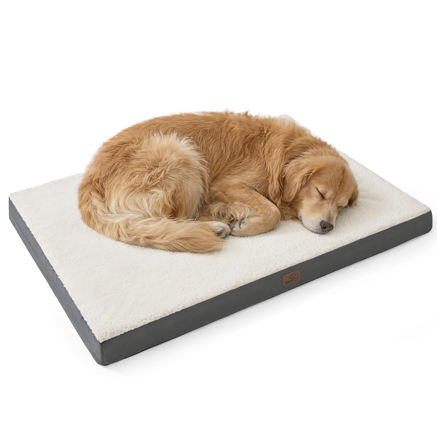 Washable Sherpa Dog Bed for Large Dogs