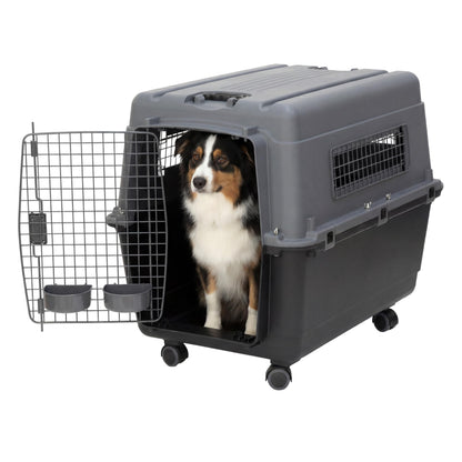 Airline Approved Dog Travel Kennel for Indoor & Outdoor Use