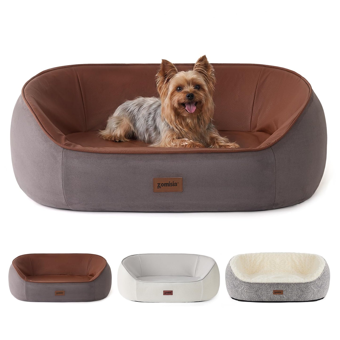 Modern Dog Sofa with Wooden Legs