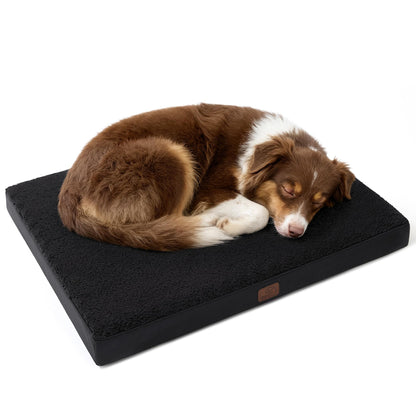 Washable Sherpa Dog Bed for Large Dogs