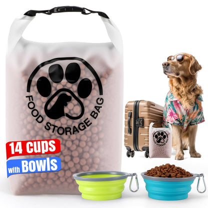 Leak-Proof Dog Food Travel Container for Camping