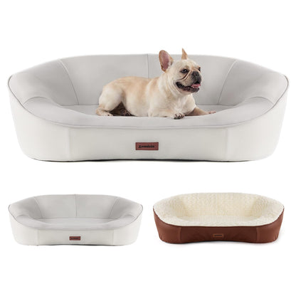 Modern Dog Sofa with Wooden Legs