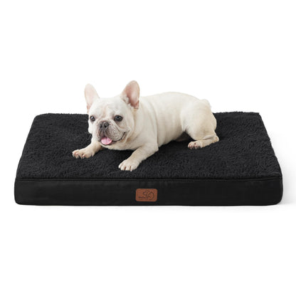 Washable Sherpa Dog Bed for Large Dogs