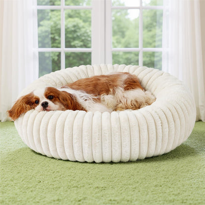 Donut Dog Bed with Removable Washable Cover