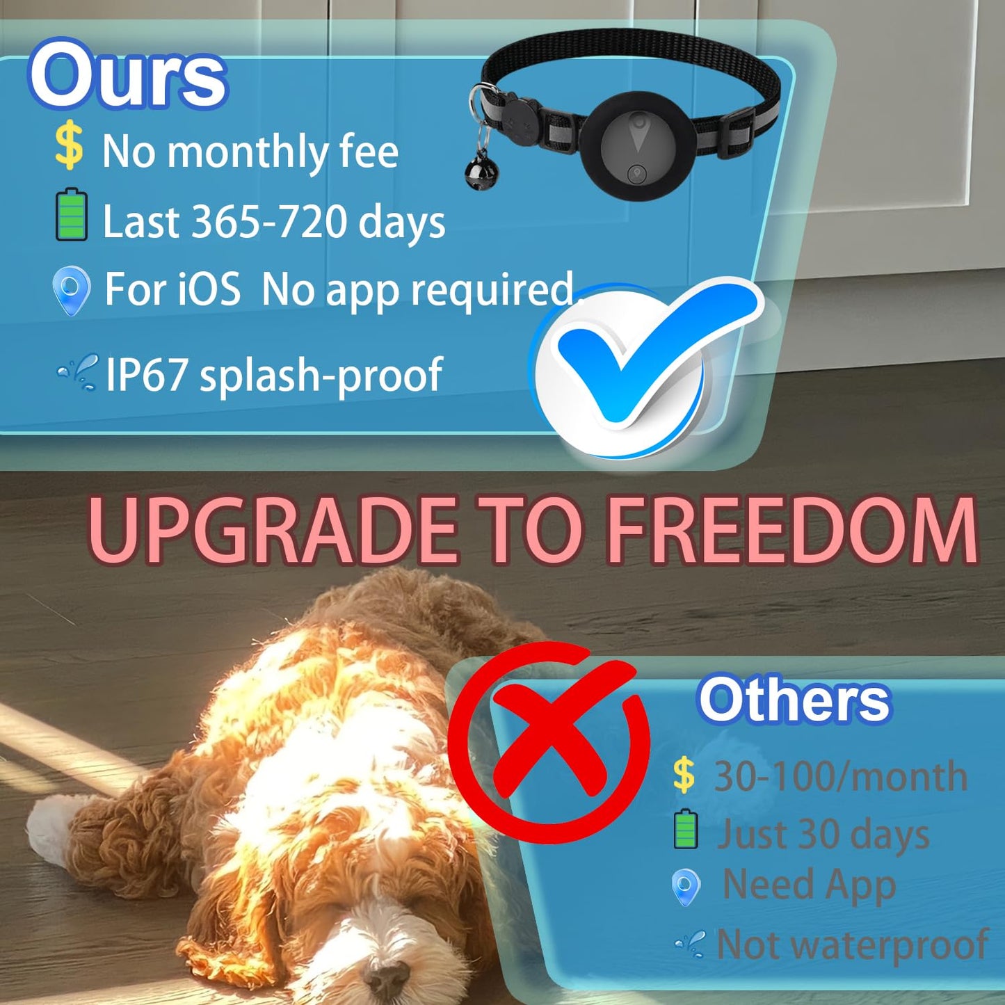 Pet GPS Tracker Collar for Cats