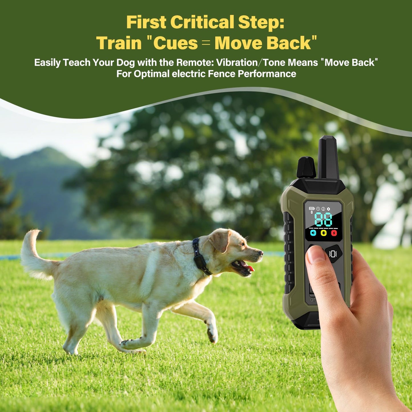 GPS Wireless Dog Collar Fence System