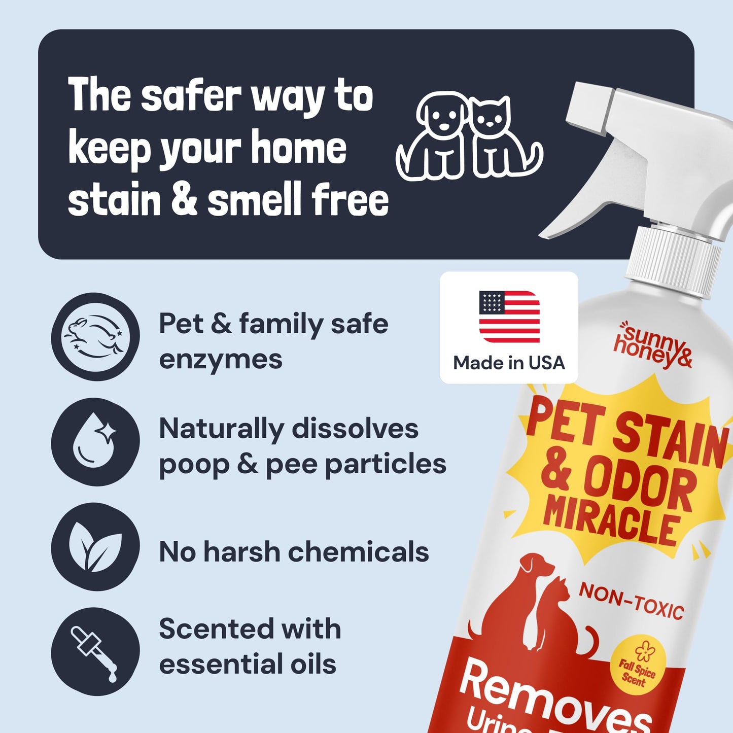 Sunny & Honey Pet Stain & Odor Remover