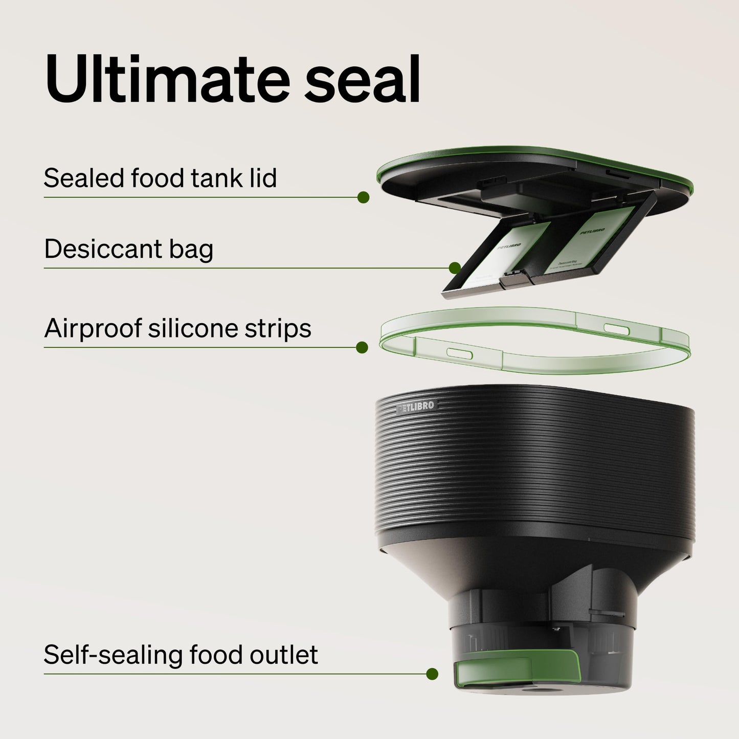 PETLIBRO Automatic Cat Feeder, 5G WiFi Automatic Dog Food Dispenser with Freshness Preservation, 5L Timed Pet Feeder with Low Food Sensor, Up to 10 Meals Per Day