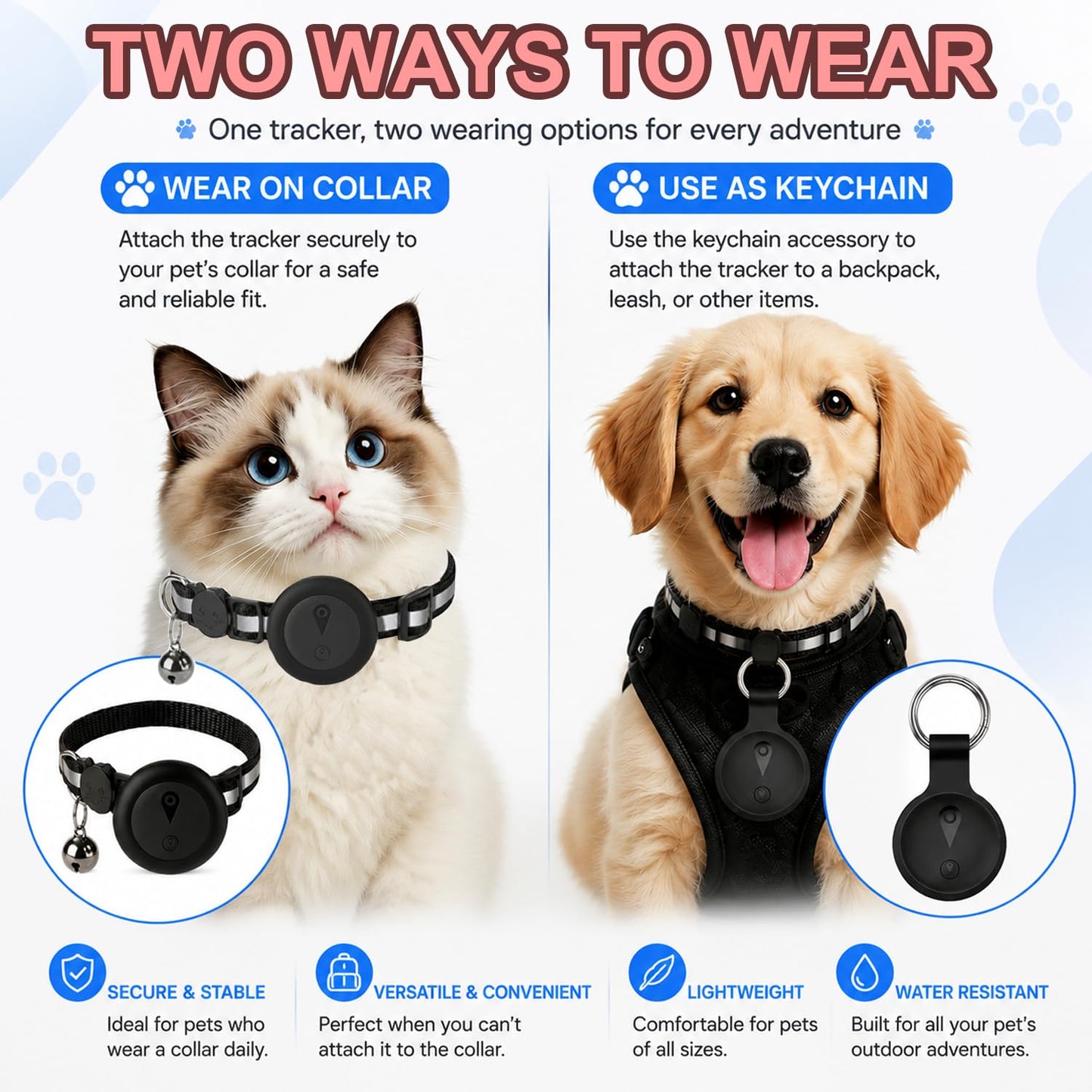 Pet GPS Tracker Collar for Cats