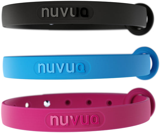 Breakaway Cat Collar - Soft, Comfortable, and Lightweight Safety Buckle Collar with Name Tag Ring for Outdoor Cats and Sensitive Skin Kittens by Nuvuq (6 ⅞" to 10 ¼")