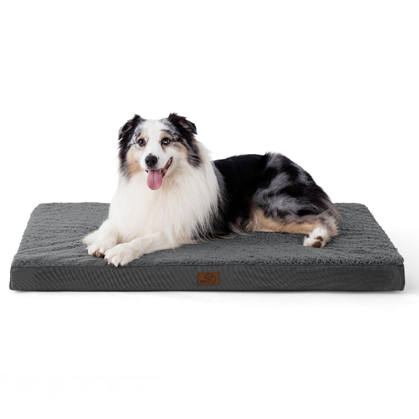 Washable Sherpa Dog Bed for Large Dogs
