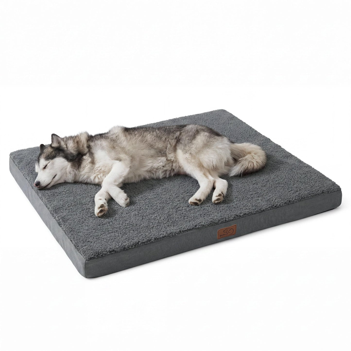 Washable Sherpa Dog Bed for Large Dogs