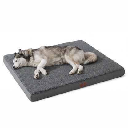 Washable Sherpa Dog Bed for Large Dogs