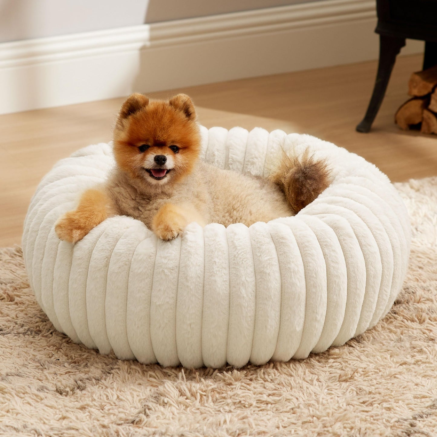 Donut Dog Bed with Removable Washable Cover