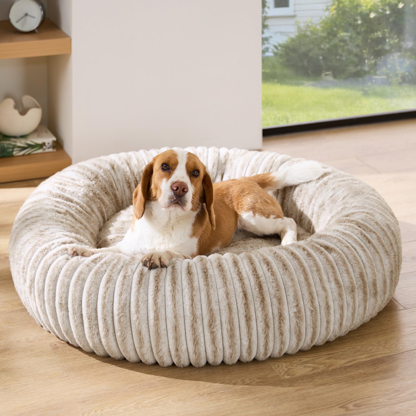 Donut Dog Bed with Removable Washable Cover