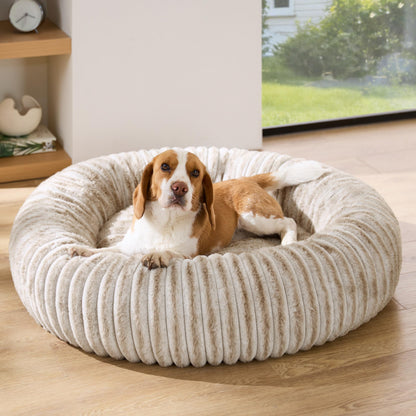 Donut Dog Bed with Removable Washable Cover