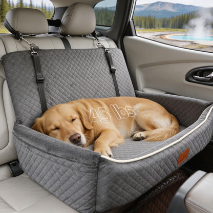 Dog Travel Car Seat-Bed for Medium&Large Pets