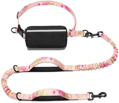 Hands-Free Dog Leash with Storage Pouch