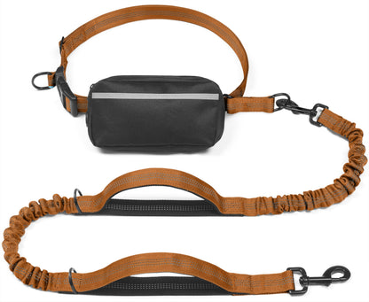 Hands-Free Dog Leash with Storage Pouch