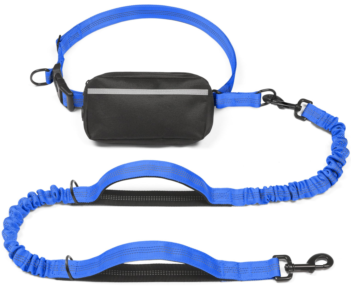 Hands-Free Dog Leash with Storage Pouch
