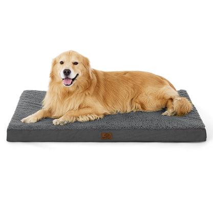 Washable Sherpa Dog Bed for Large Dogs